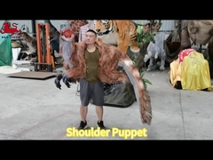 Parque infantil Títere de hombro de dinosaurio Niños Edad Títere de Deinonychus