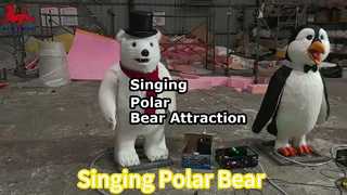 Oso polar cantando animatronic a la venta